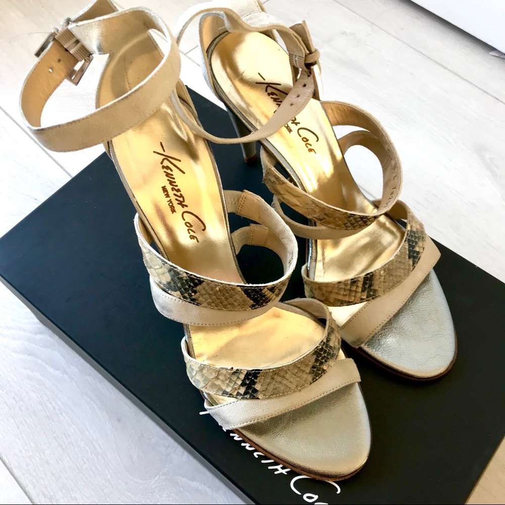 Kenneth Cole Suede Strappy Heels